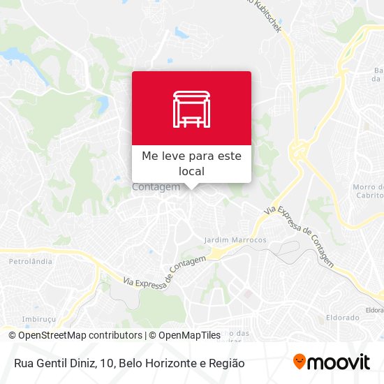 Rua Gentil Diniz, 10 mapa