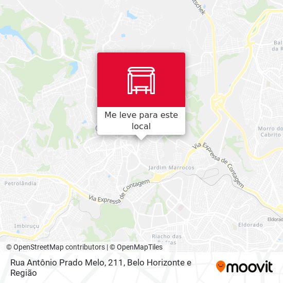 Rua Antônio Prado Melo, 211 mapa