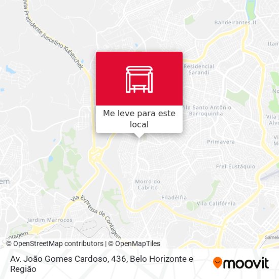 Av. João Gomes Cardoso, 436 mapa
