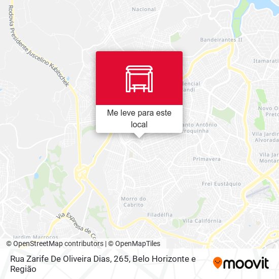 Rua Zarife De Oliveira Dias, 265 mapa
