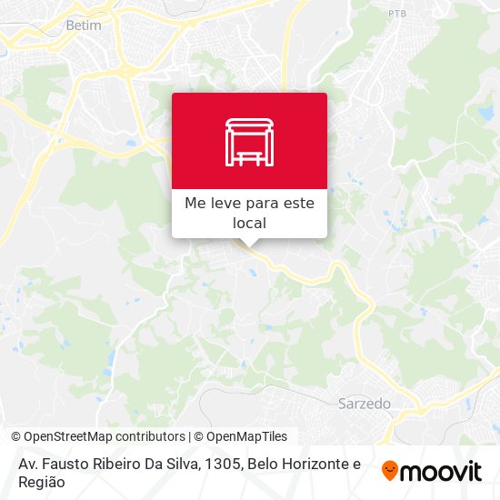 Av. Fausto Ribeiro Da Silva, 1305 mapa