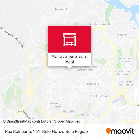 Rua Balneário, 161 mapa