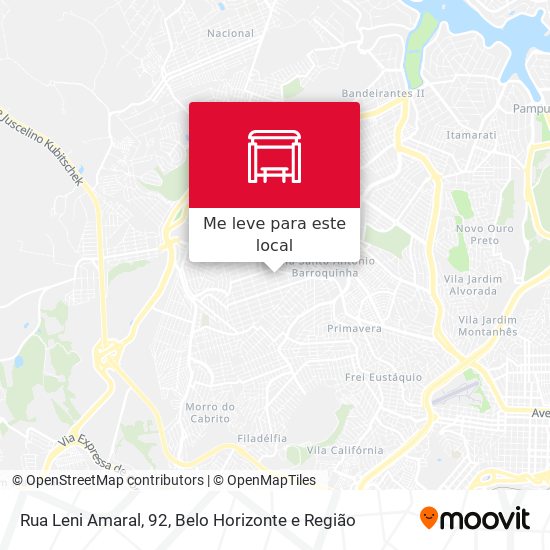 Rua Leni Amaral, 92 mapa