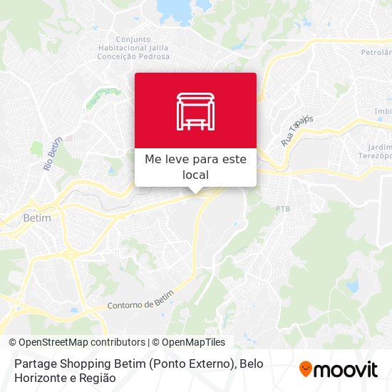 Partage Shopping Betim (Ponto Externo) mapa