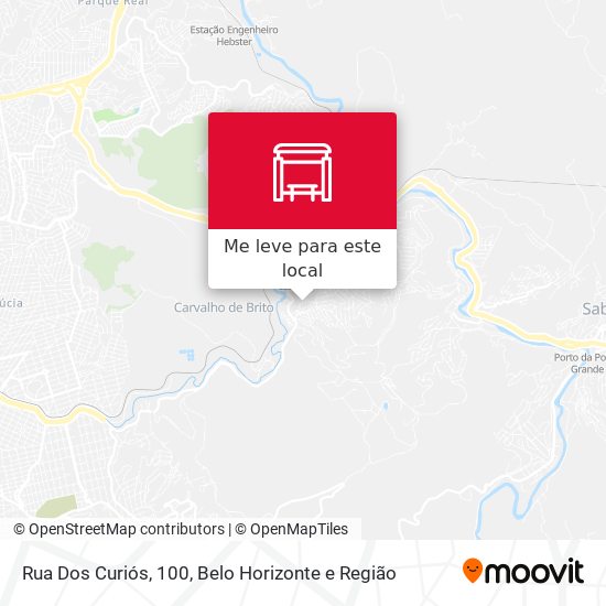 Rua Dos Curiós, 100 mapa