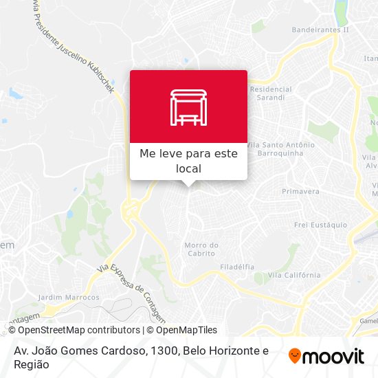 Av. João Gomes Cardoso, 1300 mapa