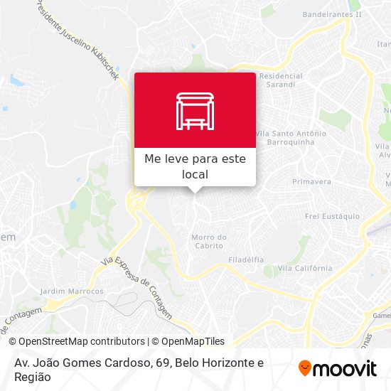 Av. João Gomes Cardoso, 69 mapa