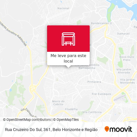 Rua Cruzeiro Do Sul, 361 mapa
