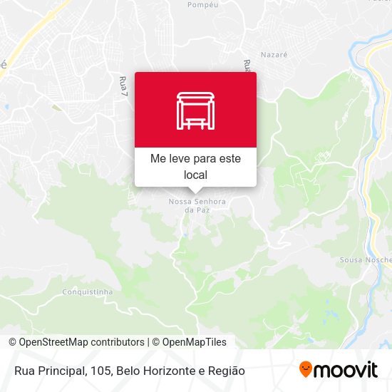Rua Principal, 105 mapa