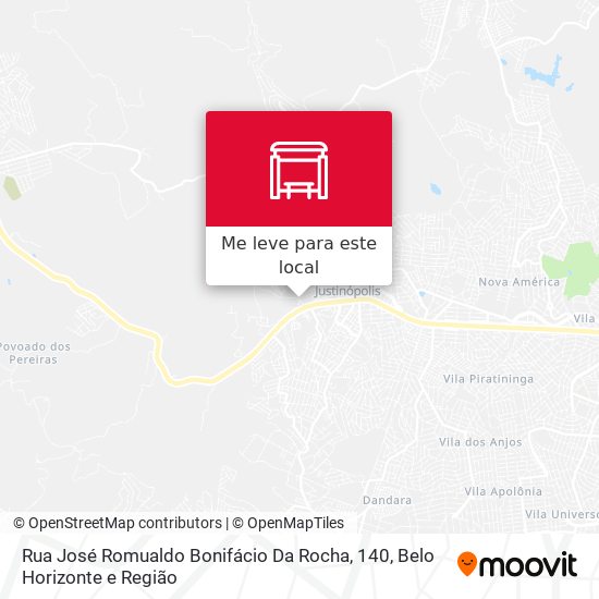 Rua José Romualdo Bonifácio Da Rocha, 140 mapa