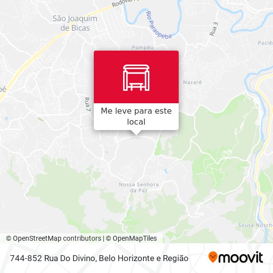 744-852 Rua Do Divino mapa