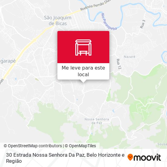 30 Estrada Nossa Senhora Da Paz mapa