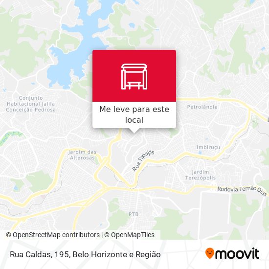 Rua Caldas, 195 mapa