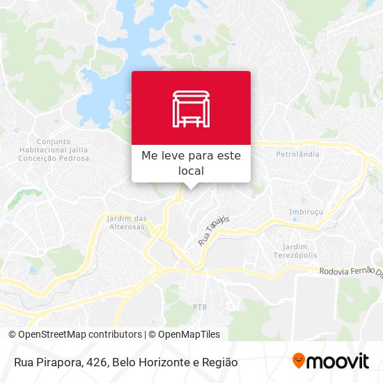 Rua Pirapora, 426 mapa