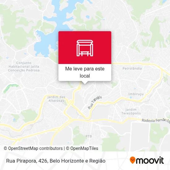 Rua Pirapora, 426 mapa