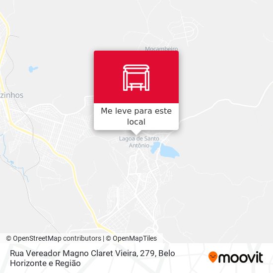 Rua Vereador Magno Claret Vieira, 279 mapa