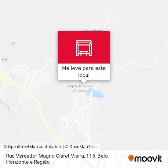 Rua Vereador Magno Claret Vieira, 115 mapa
