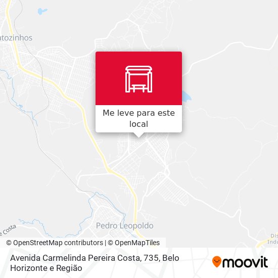 Avenida Carmelinda Pereira Costa, 735 mapa
