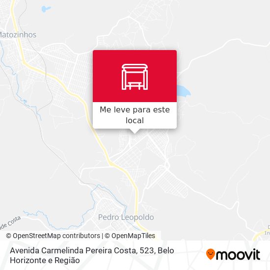 Avenida Carmelinda Pereira Costa, 523 mapa