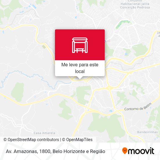 Av. Amazonas, 1800 mapa