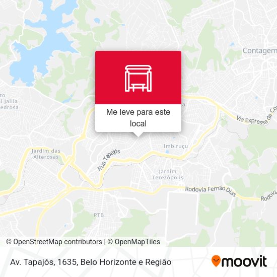 Av. Tapajós, 1635 mapa