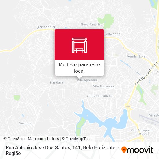 Rua Antônio José Dos Santos, 141 mapa