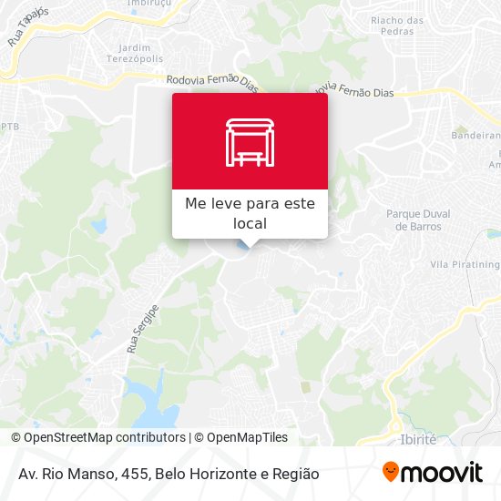 Av. Rio Manso, 455 mapa