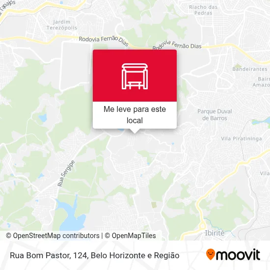Rua Bom Pastor, 124 mapa