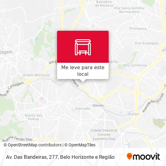Av. Das Bandeiras, 277 mapa