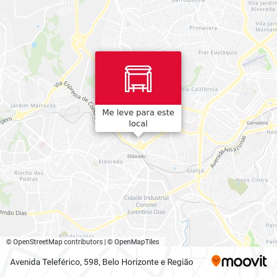 Avenida Teleférico, 598 mapa