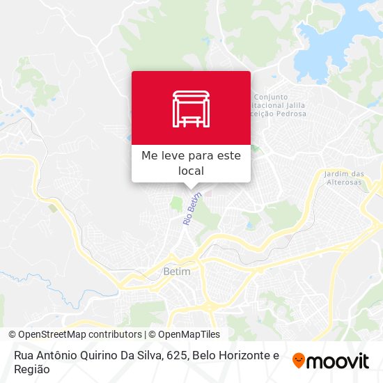 Rua Antônio Quirino Da Silva, 625 mapa