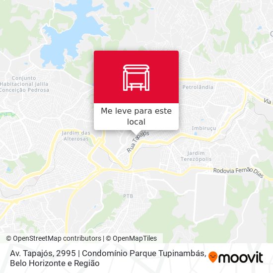 Av. Tapajós, 2995 | Condomínio Parque Tupinambás mapa