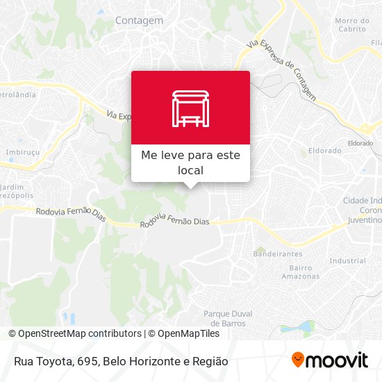 Rua Toyota, 695 mapa