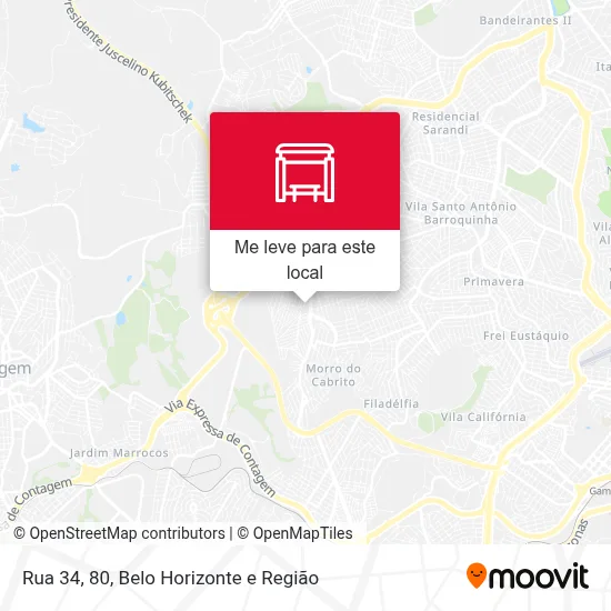 Rua 34, 80 mapa