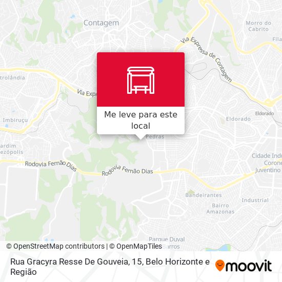 Rua Gracyra Resse De Gouveia, 15 mapa
