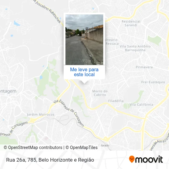 Rua 26a, 785 mapa