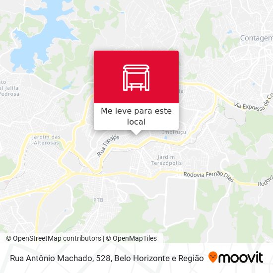 Rua Antônio Machado, 528 mapa