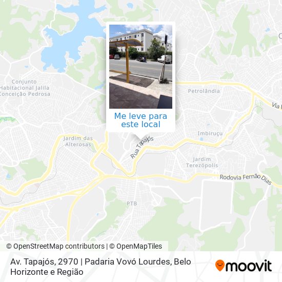 Av. Tapajós, 2970 | Padaria Vovó Lourdes mapa