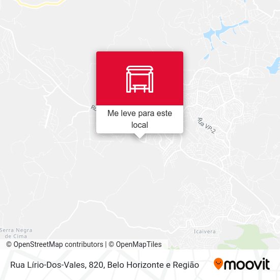 Rua Lírio-Dos-Vales, 820 mapa