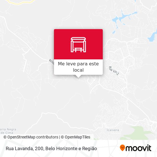 Rua Lavanda, 200 mapa
