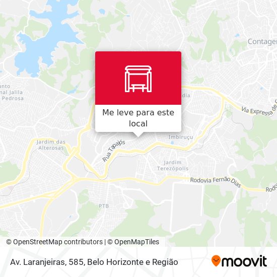 Av. Laranjeiras, 585 mapa