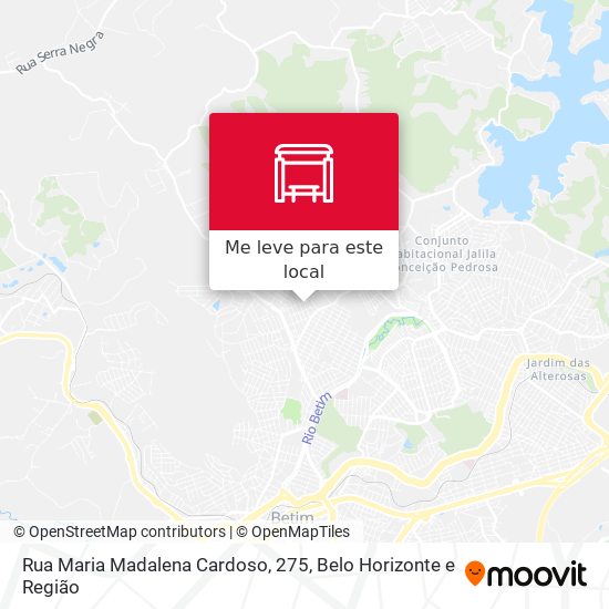 Rua Maria Madalena Cardoso, 275 mapa