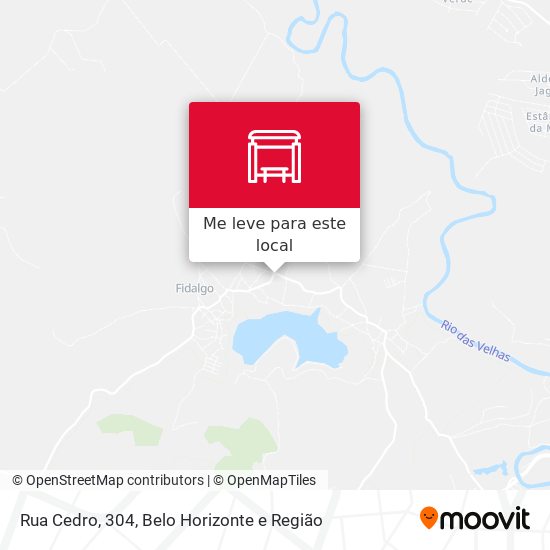 Rua Cedro, 304 mapa