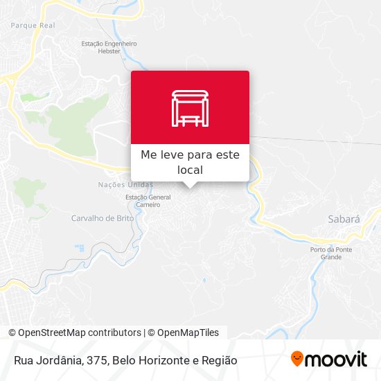 Rua Jordânia, 375 mapa