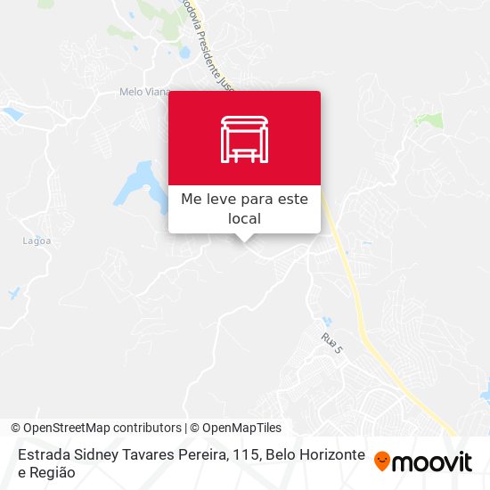 Estrada Sidney Tavares Pereira, 115 mapa