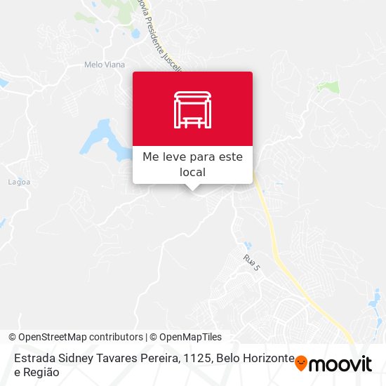 Estrada Sidney Tavares Pereira, 1125 mapa