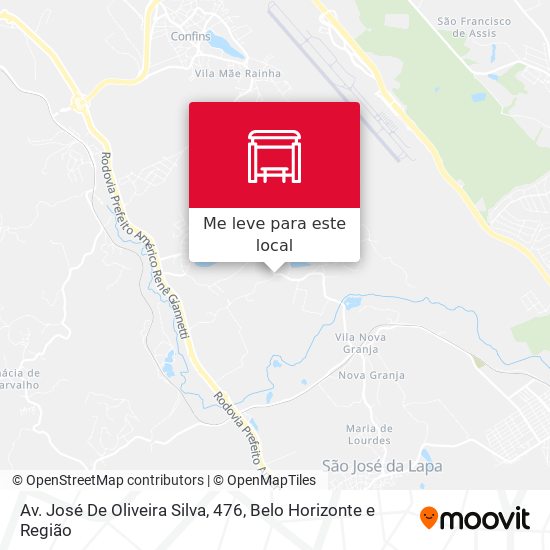 Av. José De Oliveira Silva, 476 mapa