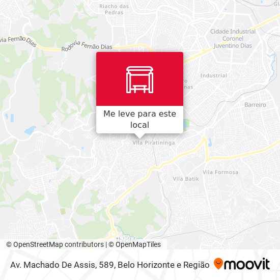 Av. Machado De Assis, 589 mapa