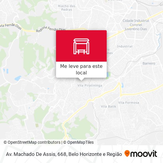 Av. Machado De Assis, 668 mapa