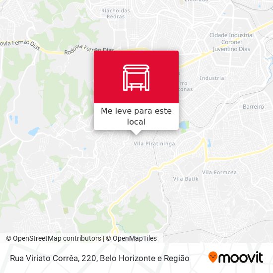 Rua Viriato Corrêa, 220 mapa